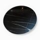 Round coffee table NV Gallery in black marble