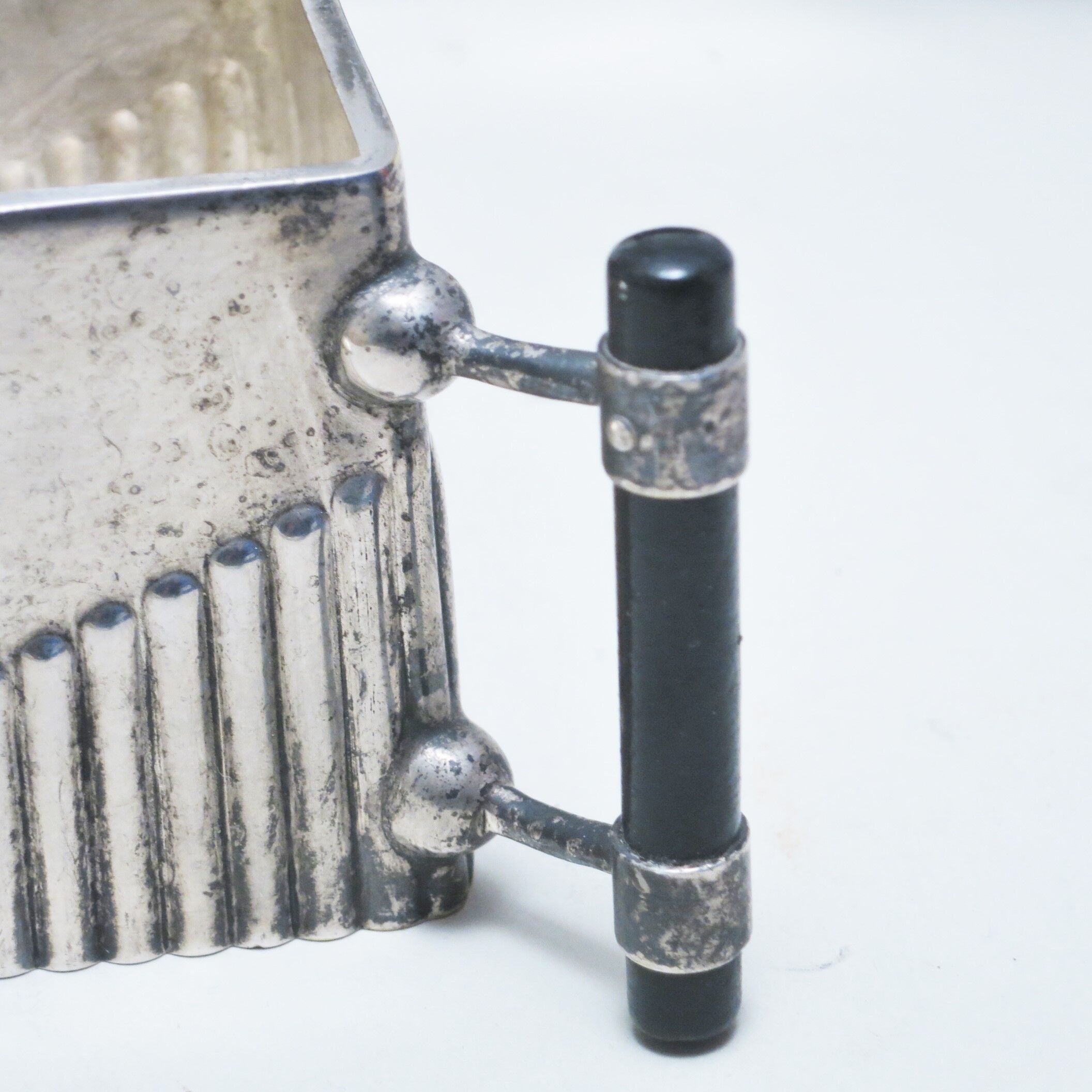 Art Deco coffee service in silver metal