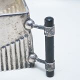 Art Deco coffee service in silver metal