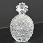 Sucrier / Bonbonnière ananas cristal 1970