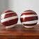 Paire de lampes boule vintage 80-90 en verre