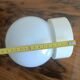 Opal glass globe ceiling light
