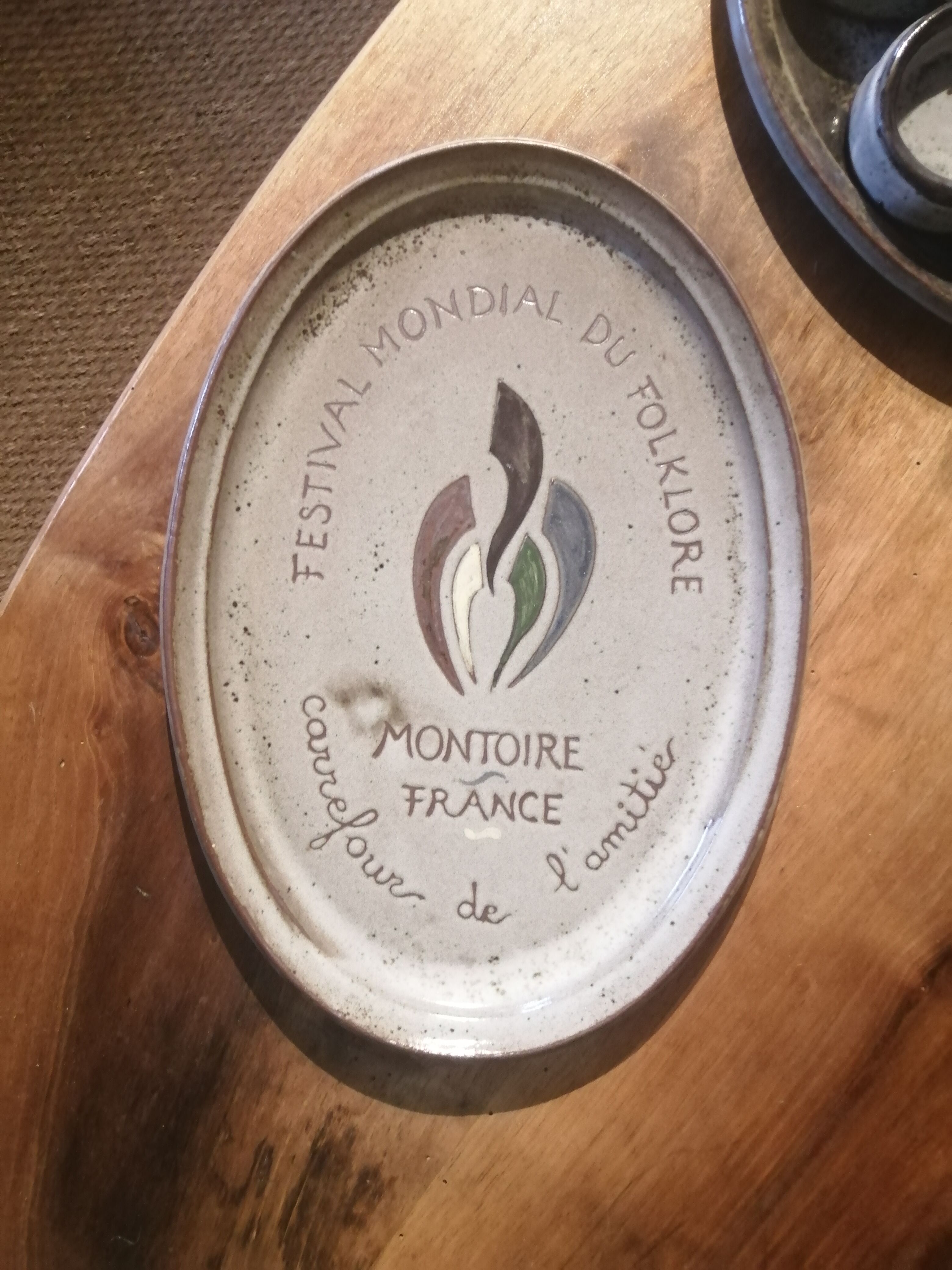 Plat commémoratif de Thierry et Chantal Robert.