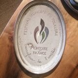 Plat commémoratif de Thierry et Chantal Robert.