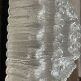 70s molded glass ceiling or wall light