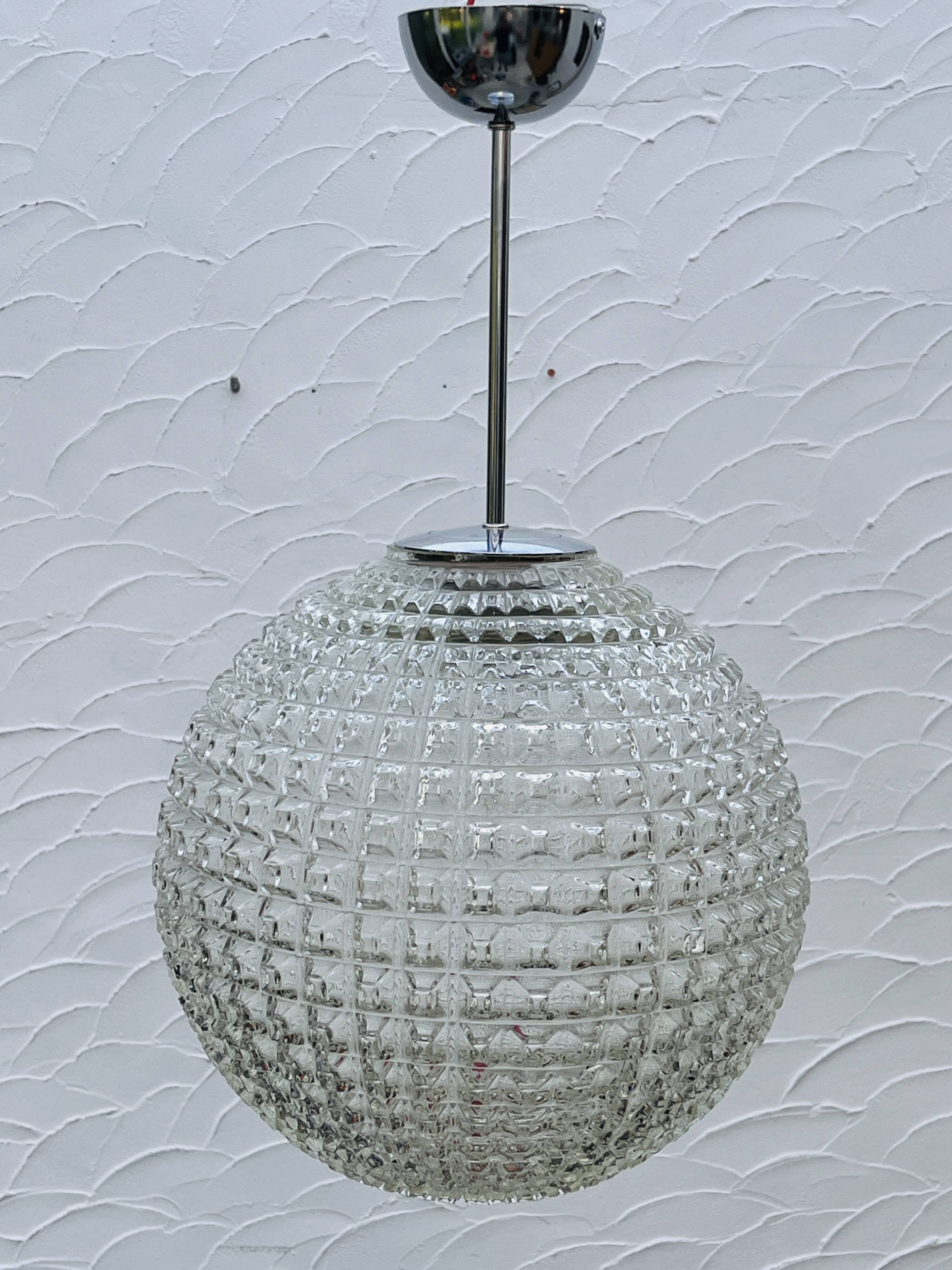 Holophane-style pendant lights