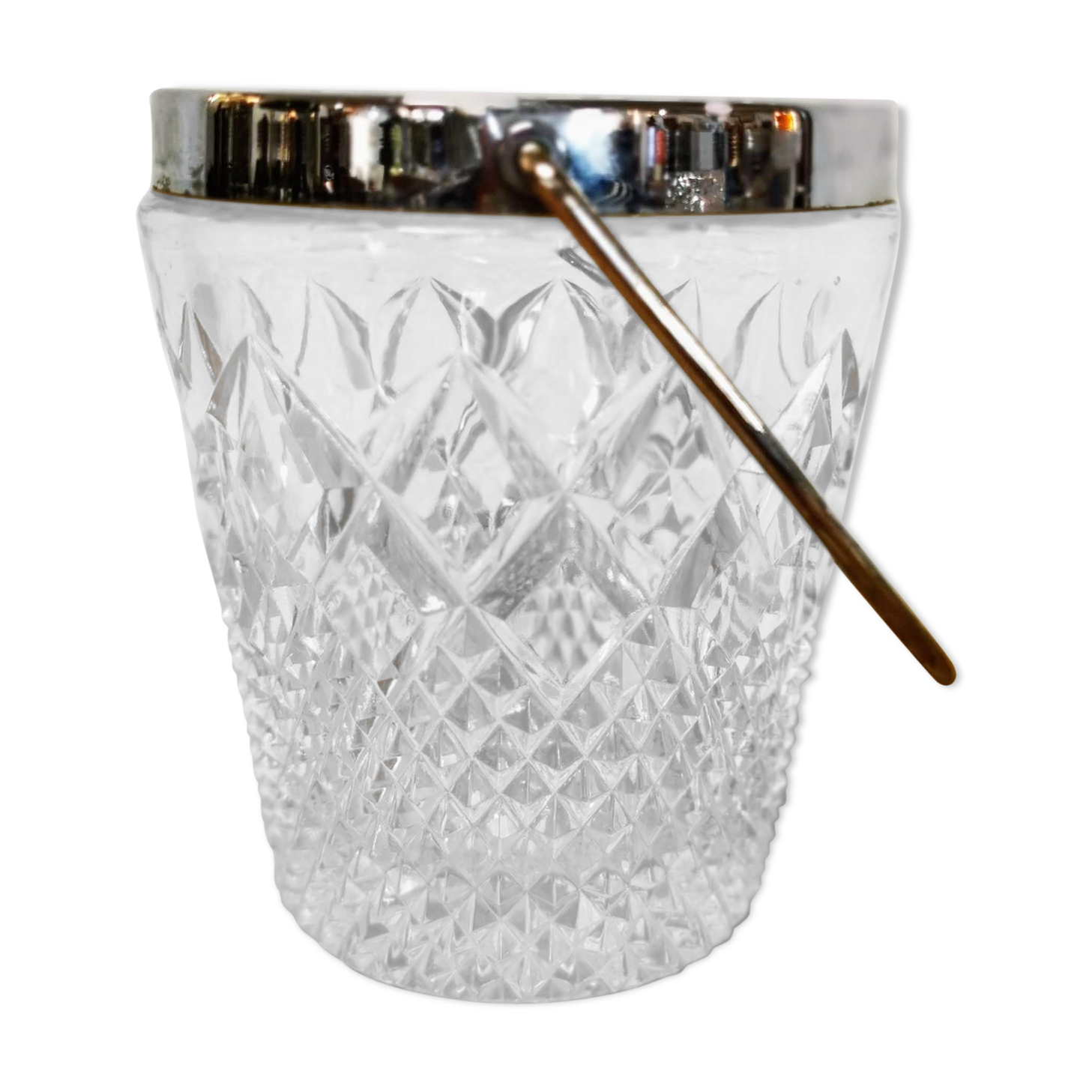 Crystal ice bucket