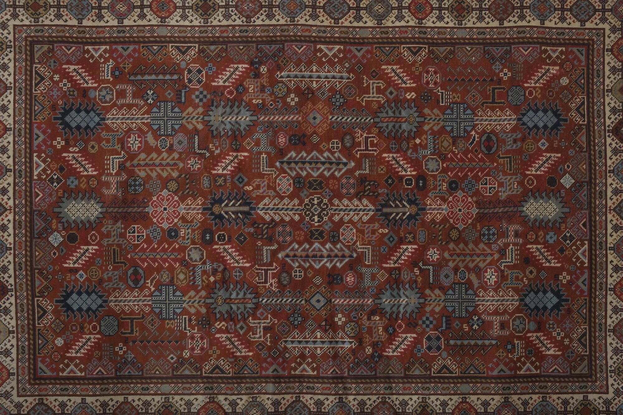 Vintage Turkish rug handmade 192x292 cm