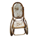 Roching-Chair rattan and fabric