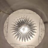 Lampe en table de cristal, Espagne, années 1960