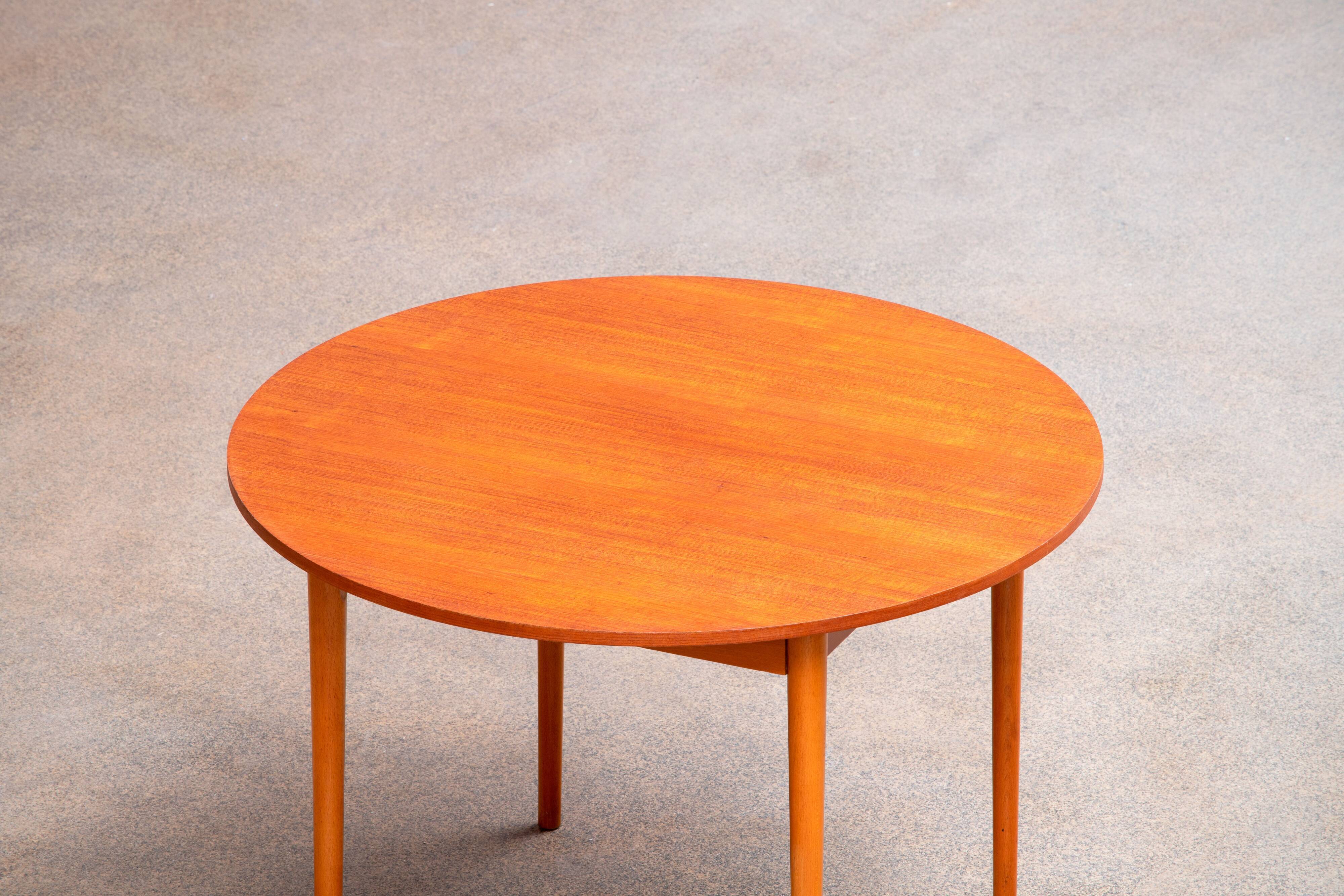 Scandinavian vintage teak table 1960