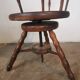Fauteuil de bureau pivotant dit de capitaine vers 1900