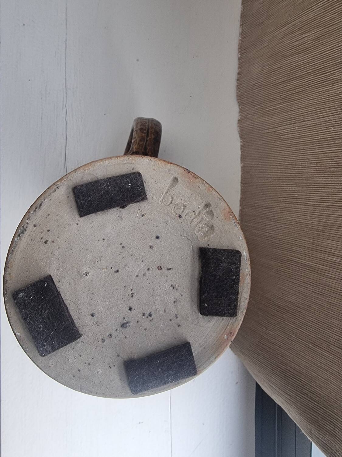 Pyrite sandstone vase from La Borne 1960