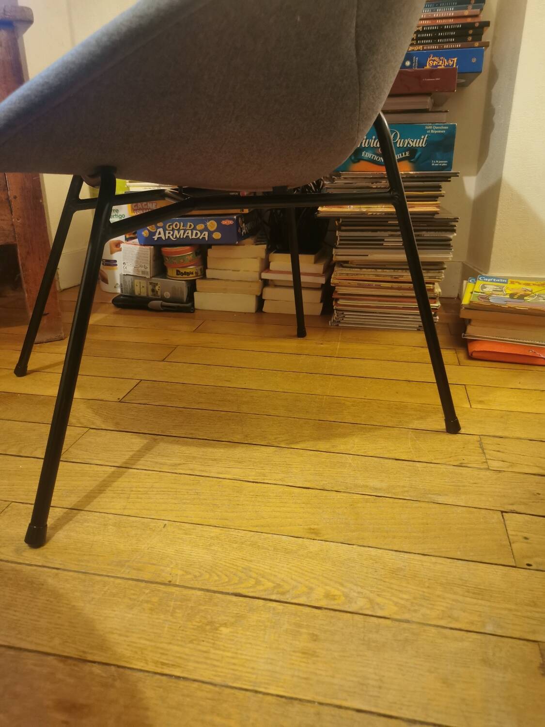 Shell armchair designed by Claude Vassal, 1950