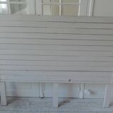 160cm headboard made from old pearl grey patinated wood