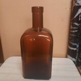 Amber glass bottle