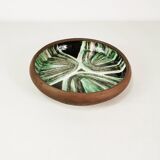 Duża, ceramiczna patera- misa Mid Century, Dania, lata 60.