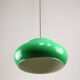 Vintage Green Italian Pool Table Lamp in Brass and Plastic