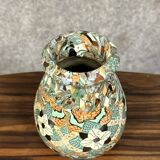 Jean Gerbino in Vallauris: enameled mosaic vase from the Art Nouveau period