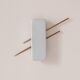 Vintage wall light, brass and opaline, France, 1960.