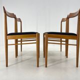 Set of four danish dining chairs, carefully refurbished.