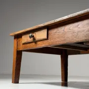 French coffee table 19th century oak