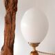 Lampe globe opaline