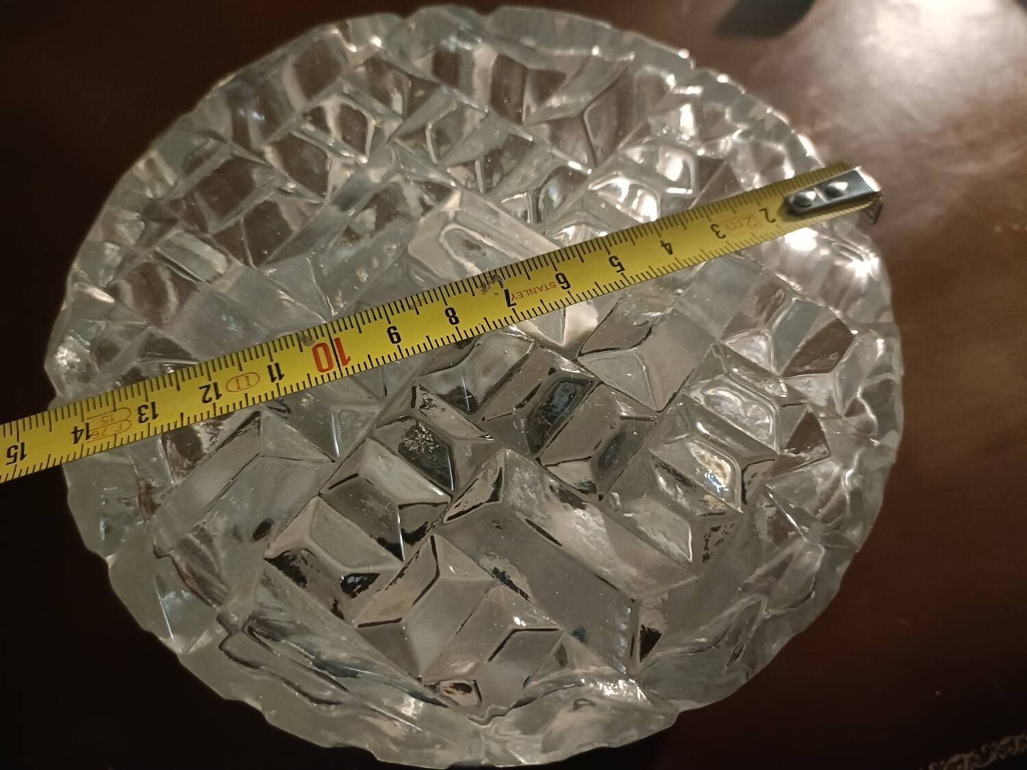 Vintage glass ceiling or wall light