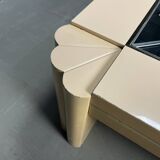 Vintage lacquer coffee table by Alain Delon for Maison Jansen, 1970s