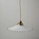 Pendant in serrated opaline early 20th century