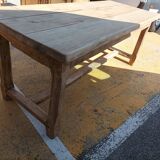 Solid oak farmhouse table