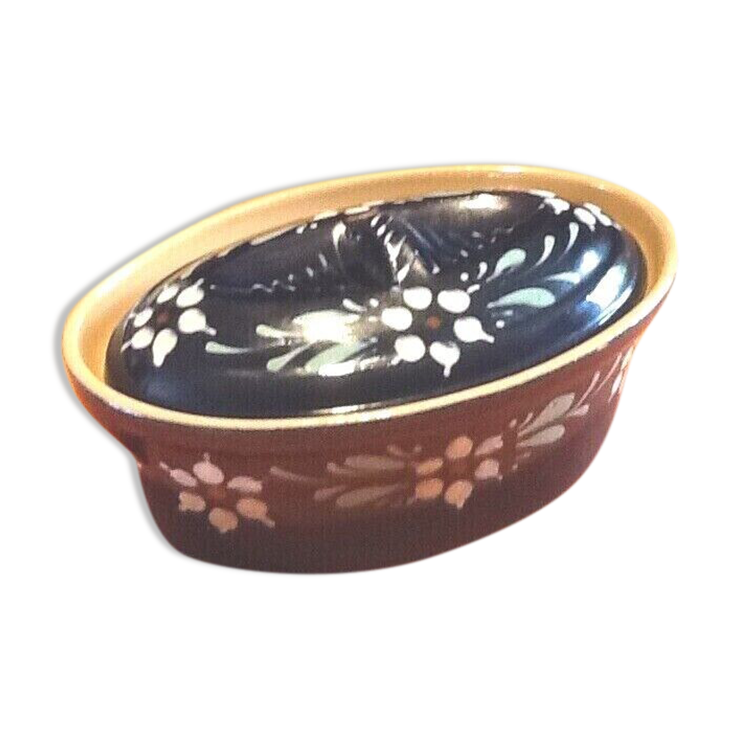 Alsatian ceramic old fire terrine