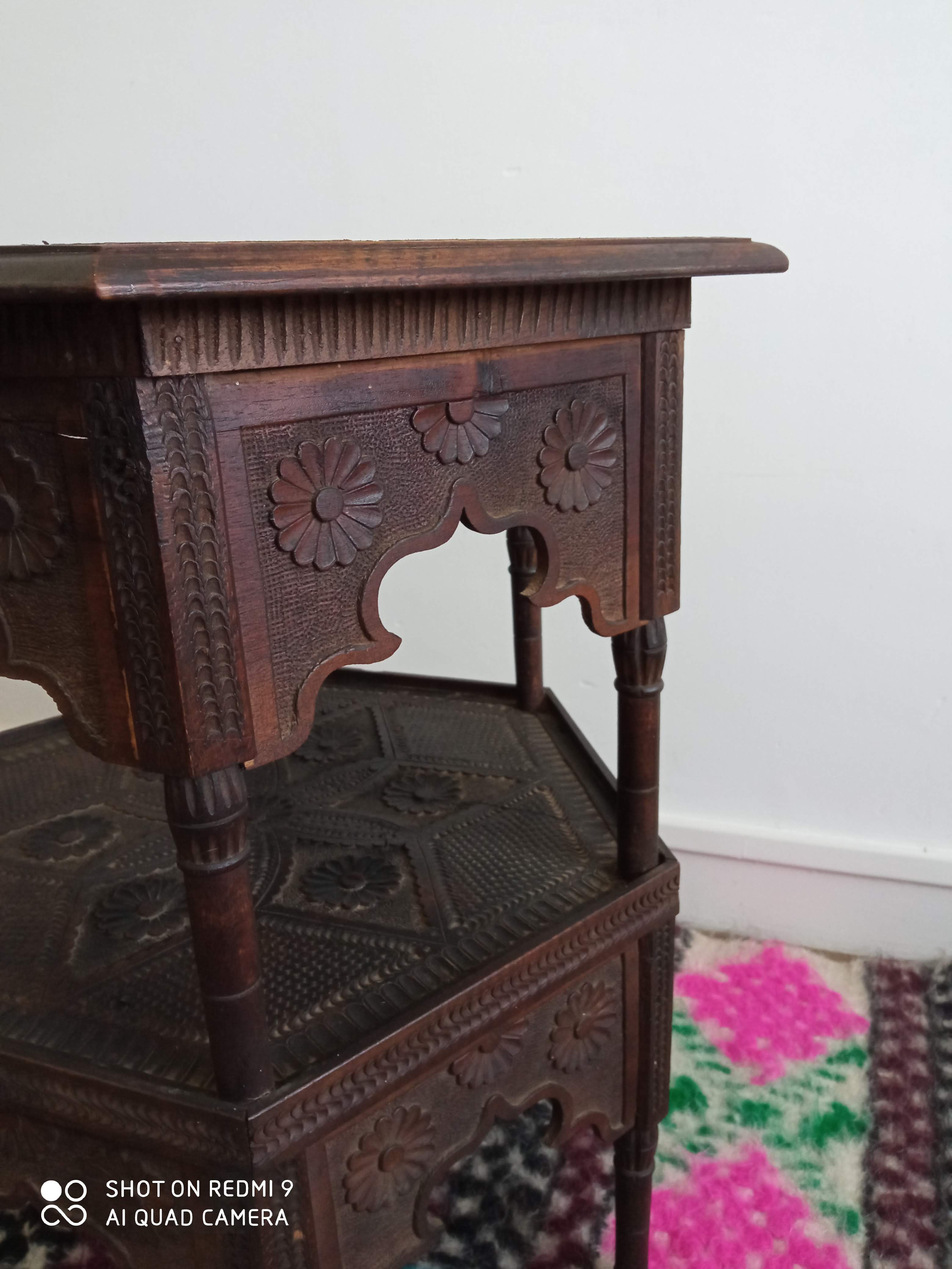 Indian wood healing carved around 1950
