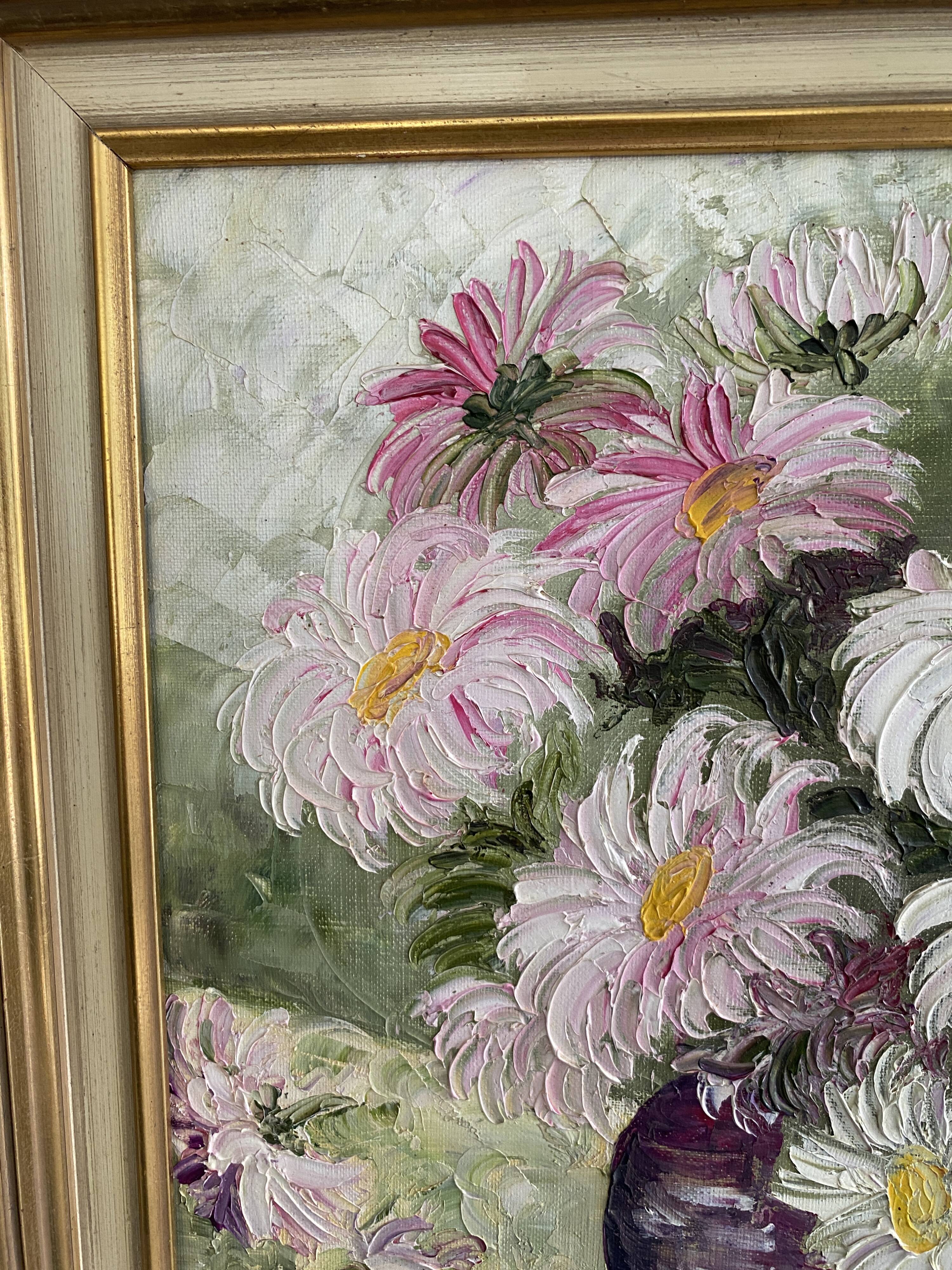 Oil on canvas signed