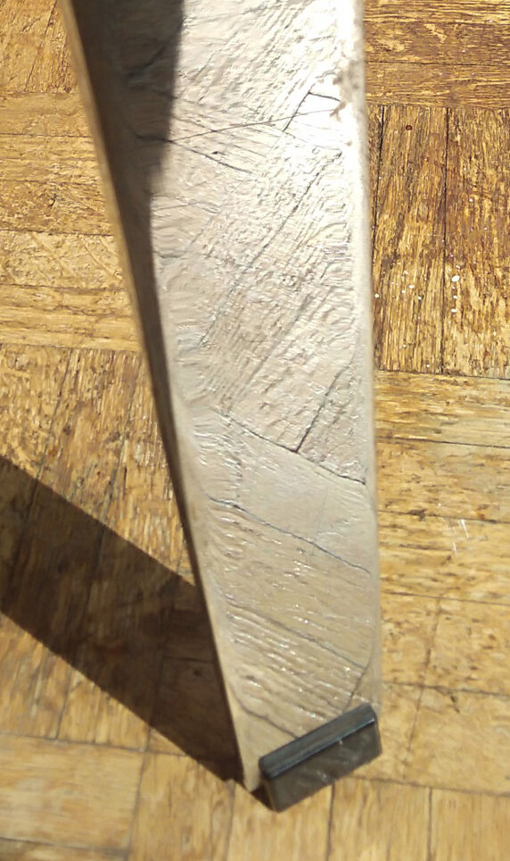 Coffee table in chrome and rosewood metal 1970