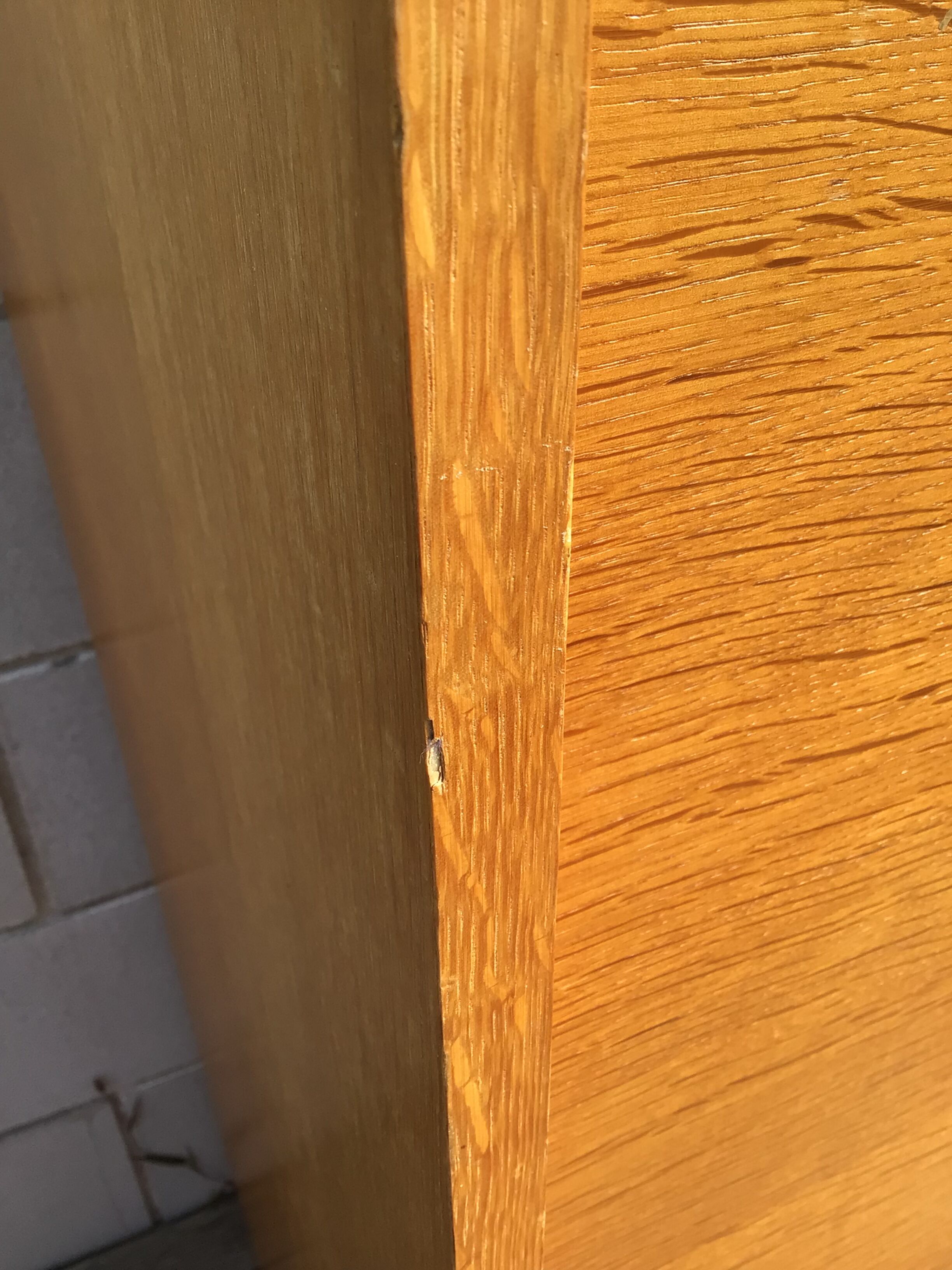 Curtain binder veneer gilded oak height 121cm