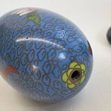 Vintage cloisonné enameled collectible eggs
