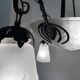 Muller Art Deco glass chandelier