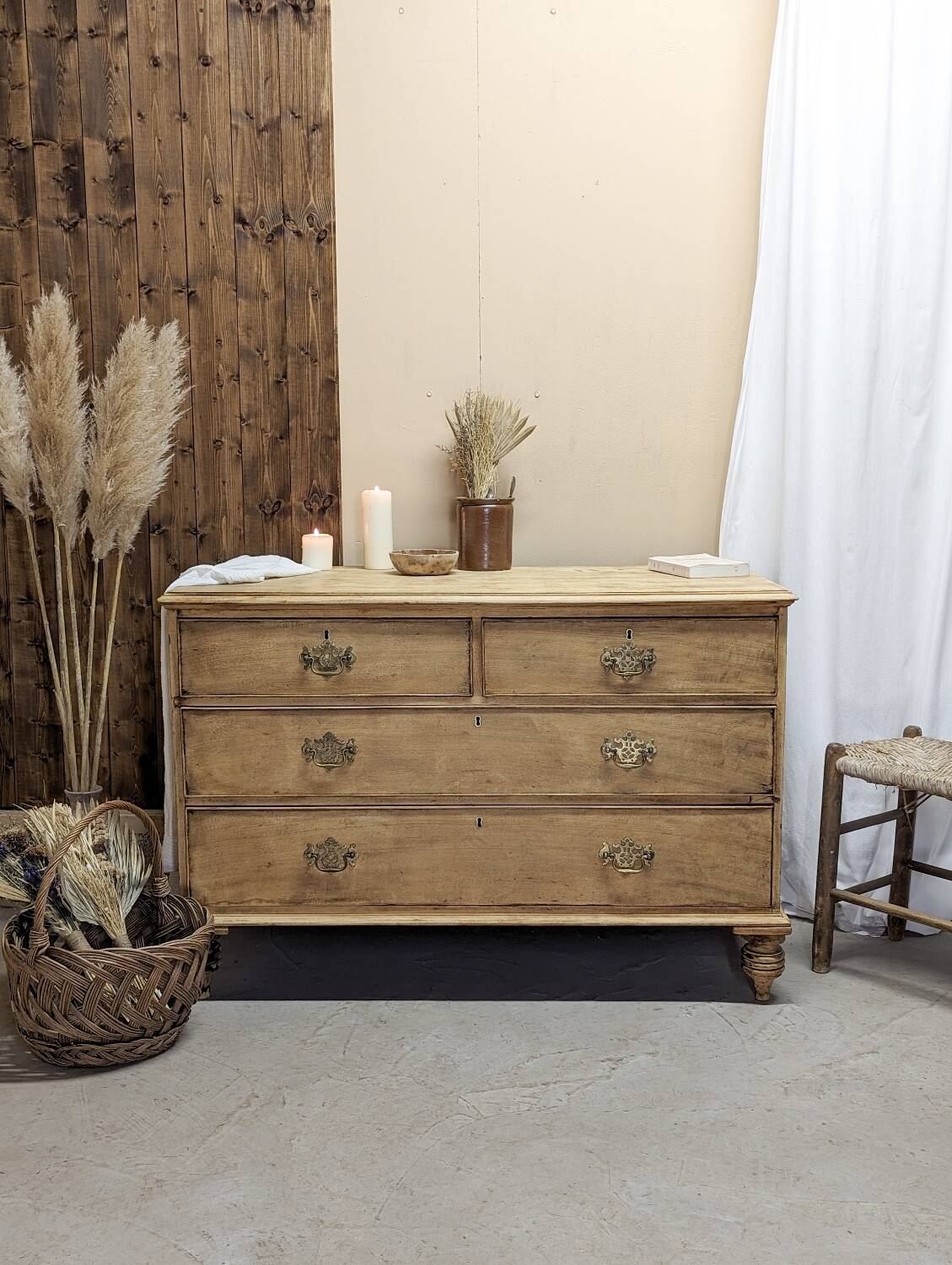 Old renovated chest of drawers