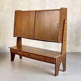 Paul Geoffroy, Enfilade en chêne pour Godfrid, France 1950