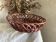 Oval wicker basket