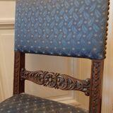 6 chaises sculptées flamand-espagnol