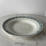 Set of 2 deep plates Terre de Fer St Armand Magali