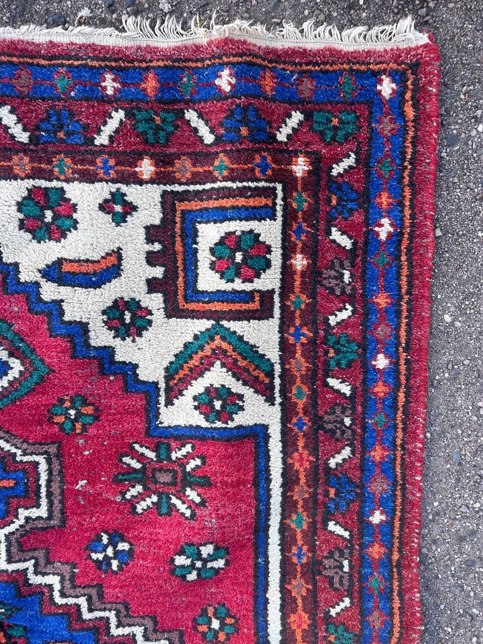 Tapis persan Hamadan fait main
