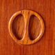 Vintage Scandinavian teak bookshelf – 1960s