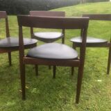 Set de chaises tripode Hans olsen vintage