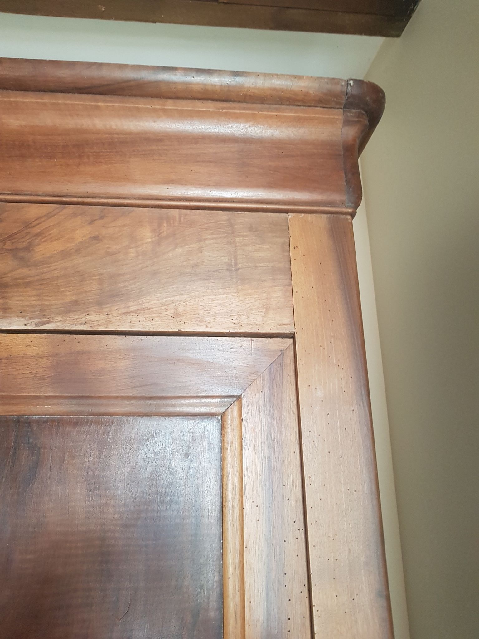 Old Louis Philippe walnut wardrobe