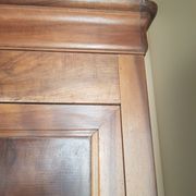 Old Louis Philippe walnut wardrobe