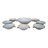 Art Deco Limoges Porcelain Dessert Service by G. Boyer & Cie