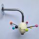 Pair of Midcentury Wall Coat Racks Sputnik, Tecno, Italy, 1970s